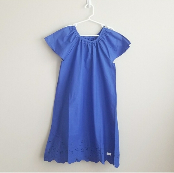 7 For All Mankind Other - 7 For All Mankind Eyelet Poplin Dress sz L